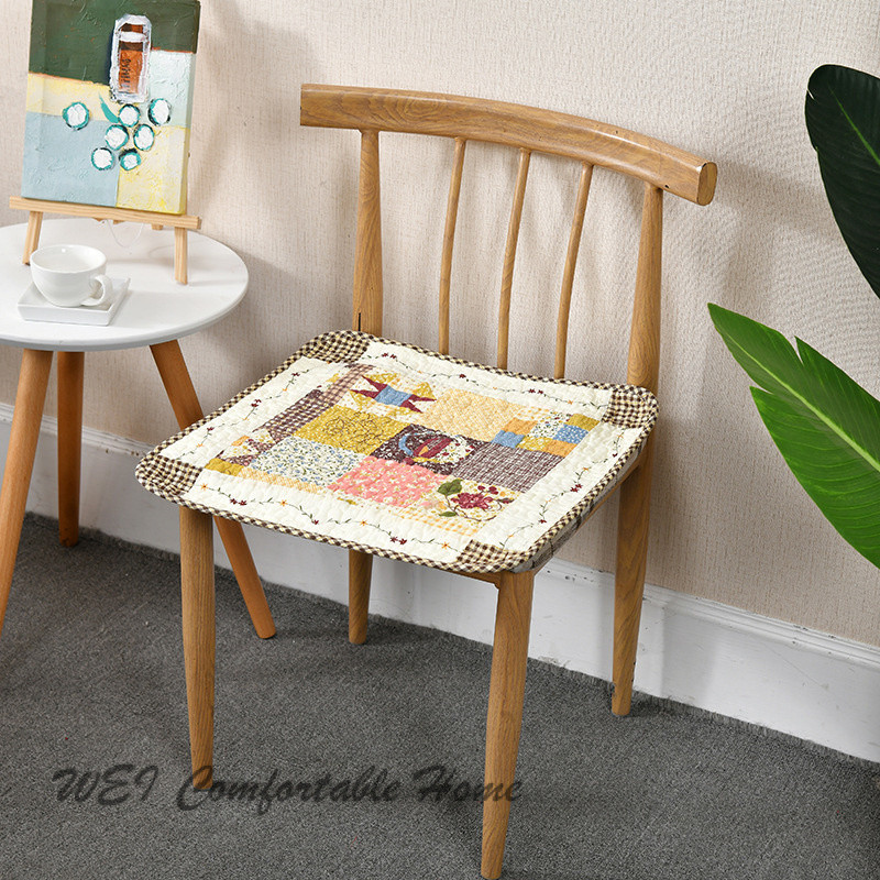 Đệm ghế vải dày đệm ghế ăn ấm áp phong cách nông thôn Hàn Quốc đệm Tatami gia dụng