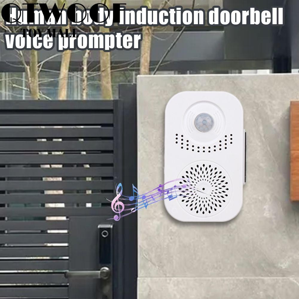 QTWOOF Free Installation Alarm System Voice Broadcast Infrared ...