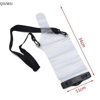 Túi đựng chống nước vô tuyến di động QIUWU dành cho bộ đàm có dây buộc.
