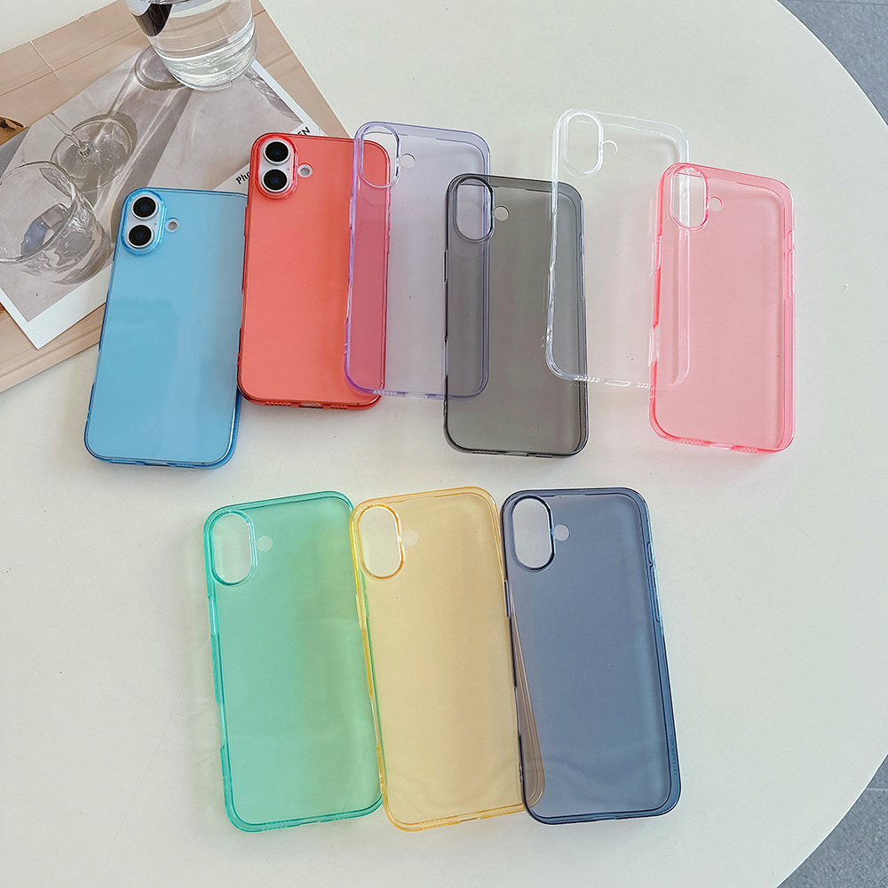 Ốp Điện Thoại Trong Suốt Cho iPhone 17 Pro Max 16 Plus 15 Pro Max 14 13 12 11ProMax Bảo Vệ Toàn Diện Chống Sốc Bảo Vệ TPU Vỏ Mềm