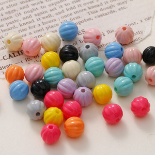 10mm Macaron Màu Dễ Thương Ngọt Đục Lỗ Đính Hạt Rời Vòng Tay Vòng Cổ Bông Tai DIY Trang Sức Handmade Chất Liệu