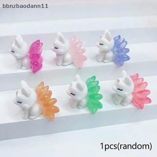 [BBNZDD] 1 Chiếc Cáo Chín Đuôi Dạ Quang Đồ Trang Trí Thủ Công Hình Thu Nhỏ Cáo Nhỏ Micro Phong Cảnh Trang Trí Nhà Cửa Phụ Kiện Quà Tặng BVAH