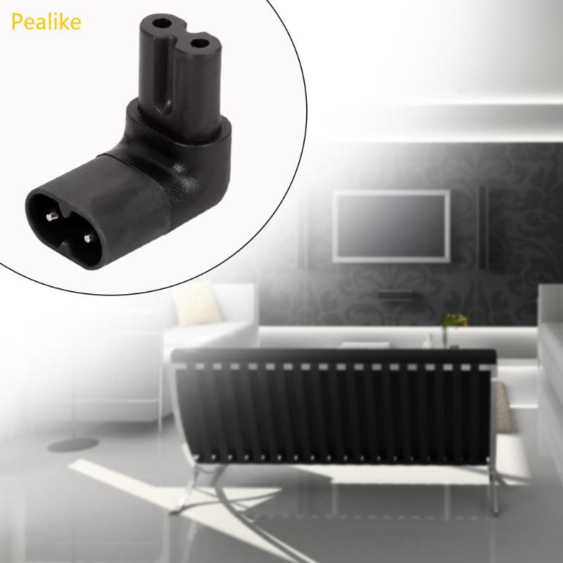 Pealike Hình 8 IEC320 C7 đến C8 90 Độ Lên Góc Xuống IEC C8 Đến C7 Bộ Chuyển Đổi Nguồn Điện AC