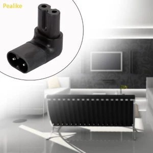 Pealike Hình 8 IEC320 C7 đến C8 90 Độ Lên Góc Xuống IEC C8 Đến C7 Bộ Chuyển Đổi Nguồn Điện AC