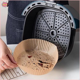 N & X 25 / 50 Chiếc Nồi Chiên Không Khí Dùng Một Lần Giấy Lót Giỏ Chống Dính Dầu Parchment Tròn Airfryer Giấy Nướng Bánh Phụ Kiện Nhà Bếp.