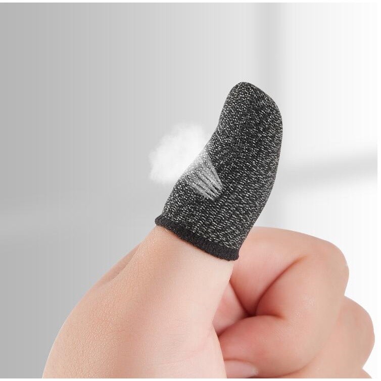 2 chiếc găng tay chống mồ hôi cho màn hình cảm ứng điện thoại/bộ điều khiển, thoáng khí, 2 đôi