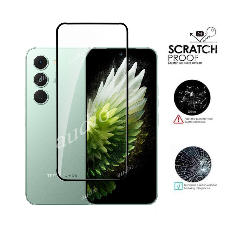 TECNO Spark 40 Pro 4G 3 Chiếc Kính Cường Lực Cho Tecno Spark 40 Pro 40Pro 4G Bảo Vệ Màn Hình Điện Thoại Vỏ Kính Bảo Vệ Phim Cho TECNO SPARK 40 Spark40 Pro 4G 9H HD Chống Trầy Xước