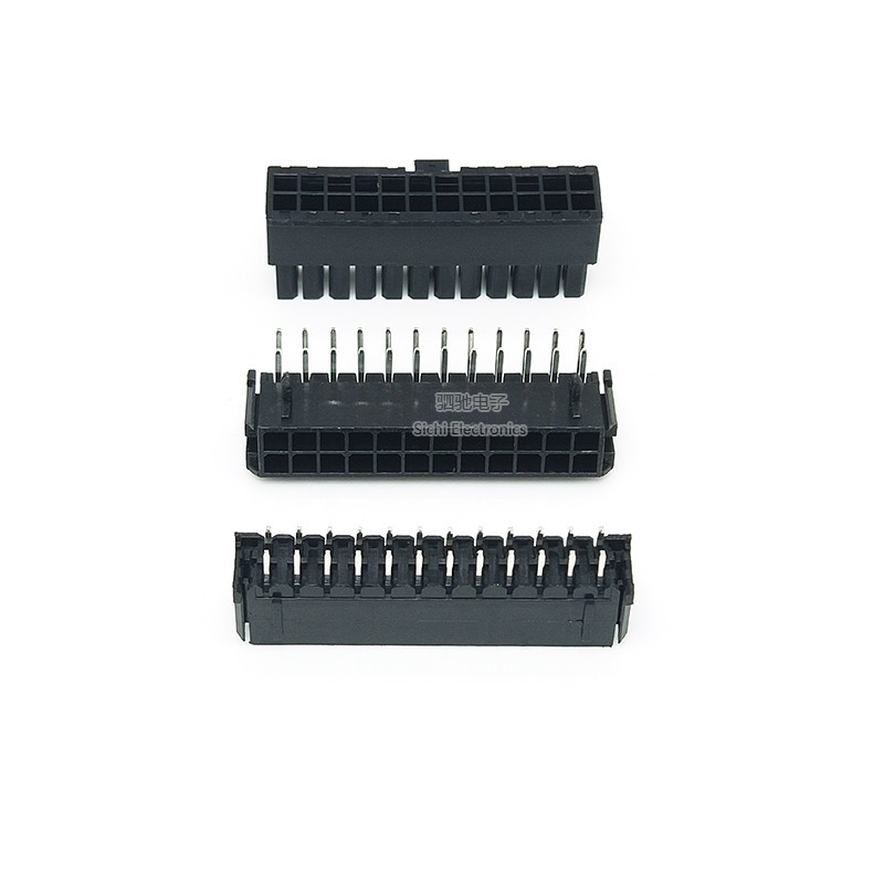 43045 Ổ cắm chốt cong MX3.0mm Đầu nối hàng đôi 43025 Ổ cắm chốt thẳng 2 * 2 / 3 / 4 / 5 / 6 / 8P