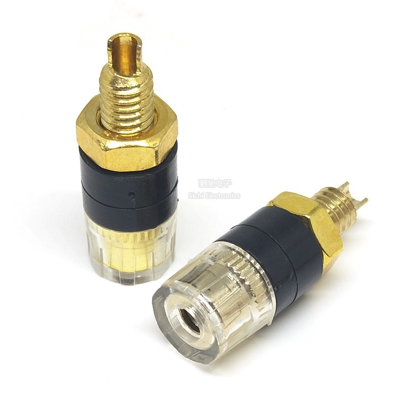 4MM Chuối Cắm Ổ Cắm Mạ Vàng 520 Bộ Khuếch Đại Công Suất Nhỏ Loa Âm Thanh Pha Lê Nhà Ga Bài Loa Thiết Bị Đầu Cuối