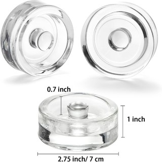 Trọng lượng thủy tinh HYCEO, có tay cầm lên men nặng trọng lượng, tiện ích nhà bếp kín miệng rộng Mason Jar Nắp lên men phô mai