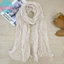 Sund Khăn Lụa Vải Lanh Cotton Phong Cách Hàn Quốc, Mỏng Và Ấm, Dễ Gấp Và Quấn Cổ