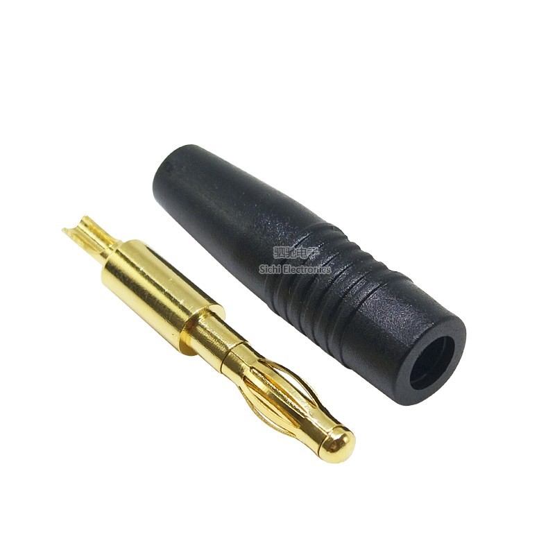 Đồng Nguyên Chất Mạ Vàng 4 Mm Chuối Cắm Bảng Kiểm Tra Cắm Hàn Bộ Khuếch Đại Công Suất Loa Âm Thanh Cách Nhiệt Chịu Áp Lực Cô