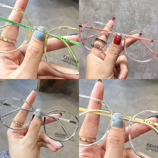 Kính chắn ánh sáng xanh khung đa giác thời trang, chống mỏi mắt, dễ thương dành cho người lớn và học sinh