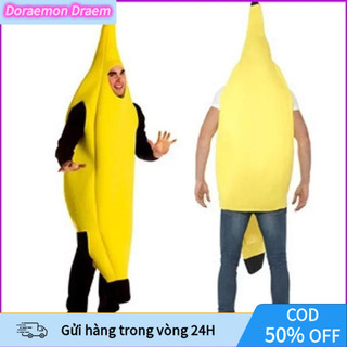 [COD] Trang phục Halloween hóa trang cosplay quả chuối lạ mắt cho nam và nữ