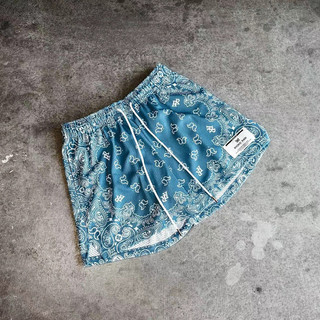 RYOKO RAIN Hạt Điều Hoa Thể Thao Quần Short Bóng Rổ Mặc Đường Phố Mỹ Quần Thường Ngày