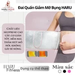 Haru Move - Đai Quấn Giảm Mỡ Bụng HARU – Đai Quấn Bụng Đốt Mỡ, Siết Eo, Thấm Mồ Hôi, Tiện Lợi Chạy Bộ HR60 — ảnh 3