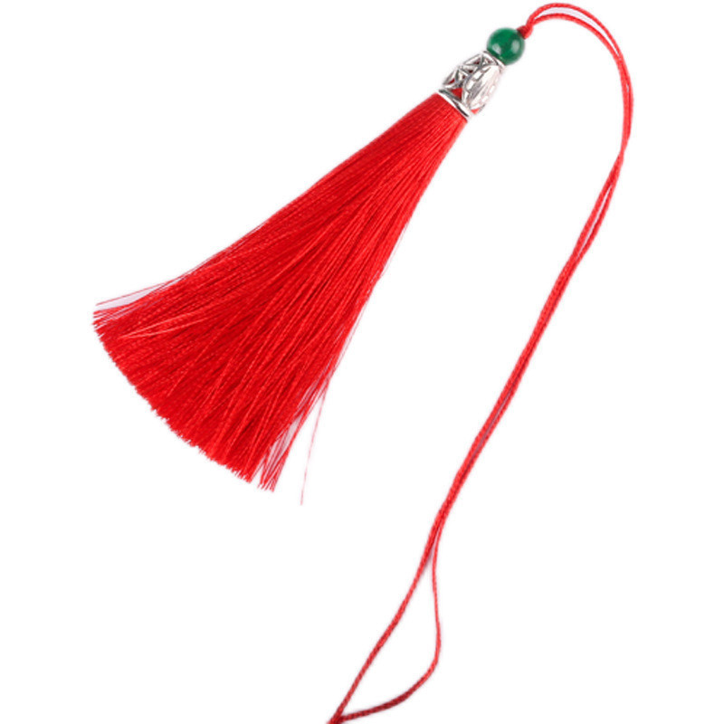 (combo 5 cái) Tua rua cổ trang phong cách Trung Hoa kèm chụp size 10cm, nguyên liệu làm đồ thủ công. Nguyên liệu DIY
