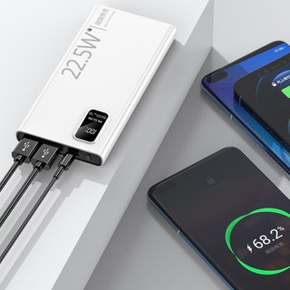 Pin Dự Phòng Siêu Mỏng 20000mAh, Sạc Nhanh 22.5W, Sạc Hai Chiều, Dung Lượng Lớn, Tiện Dụng Mang Theo