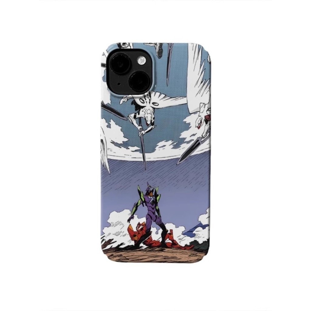 Ốp Điện Thoại Evangelion QYJS Thích Hợp Cho IPhone 11 X XS XR XSMAX 13 14 15 16 ProMax 12 PRO 14 15 16 PLUS 7 8plus Phim Cá Tính Retro Bán Chạy D2SU