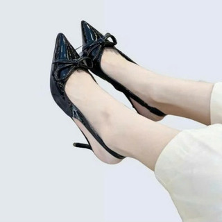 (lùi size) Rosa - Giày cao gót mũi nhọn 7cm Nơ - Shoes, Nữ - CG-0722