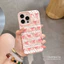 ibumpers Ốp Điện Thoại iPhone Màu Hồng Họa Tiết Nơ Lễ Hội Cho IPhone 11 12 13 14 15 16 Pro Max Ốp Lưng Thiên Thạch Màu Kẹo Silicon Mềm Chống Sốc