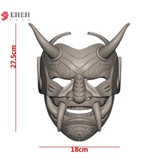 Ea Nhật Bản Ma Hannya Mặt nạ hóa trang Halloween Prajna Mặt nạ nửa mặt Samurai VN