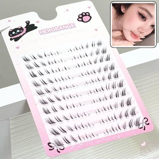 4-7mm Thực Tế Dưới Lông Mi Phân Đoạn Truyện Tranh Mi Cụm Cho Thời Trang Khiêu Vũ Đám Cưới