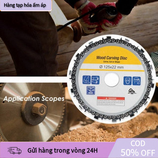 [COD] 【48h】Đĩa cưa xích gắn máy mài, Lưỡi cưa xích gỗ T31，4inch 5inch 14 Răng Máy Mài Góc lưỡi cắt đĩa mài gỗ