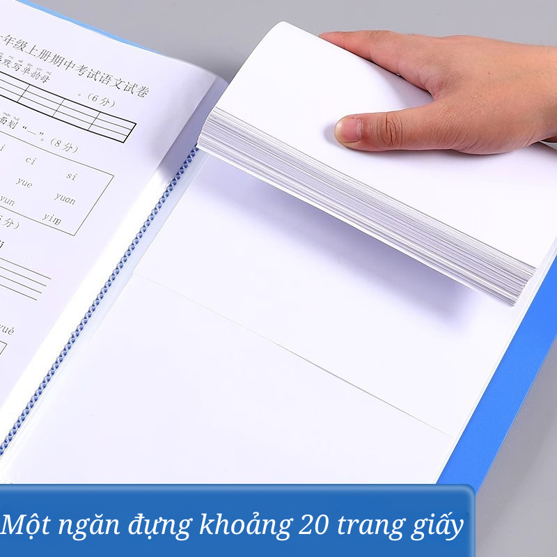 File Đựng Tài Liệu A4 Giá Rẻ -File Kẹp Tài Liệu Chắc Chắn, Bền Đẹp, Lưu Trữ Giấy Tờ Gọn Gàng Chuẩn Văn Phòng