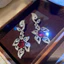 Bán buôn bông tai dài thanh lịch Zircon sang trọng tinh tế