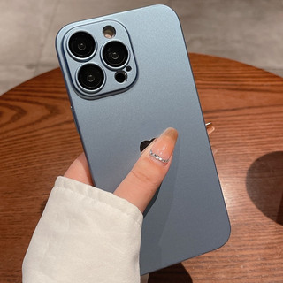 Ốp điện thoại cứng bảo vệ ống kính siêu mỏng PC cho IPhone X XS Max XR 11 12 13 14 15 16 Pro Max 14Plus
