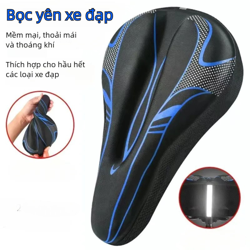 cử động Vỏ bọc yên xe đạp  bằng silicon dày dặn chất lượng cao，Siêu mềm， dễ chịu