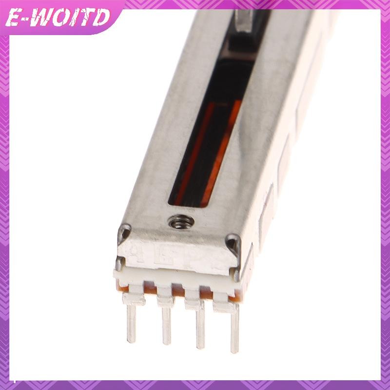 E-WOITD 1Pc RS45 Series Straight Slip Potentiometer Pitch Fader 10KB×2 DCV1024 L60mm cho DDJ-SB/SB2/SB3/400 E-WOITD