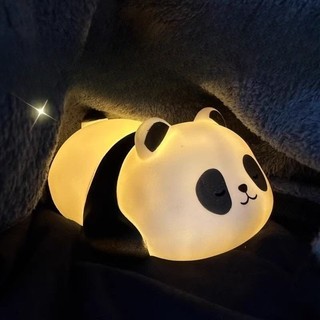 Đèn Gấu Trúc Mini Đèn LED Dự Tiệc Khách Quà Tặng Đám Cưới Quà Lưu Niệm Bàn Văn Phòng Phụ Kiện Phòng Ngủ Trang Trí Nhà Halloween Quà Tặng Giáng Sinh