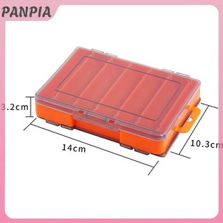 PANPIA-Fing Giải Quyết Hộp 14 Ngăn Phụ Kiện Câu Cá Mồi Móc Bảo Quản Hộp Đựng Dụng Cụ Câu Cá Hai Mặt Hộp Tổ Chức