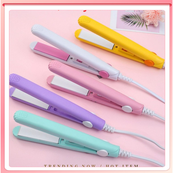 PVN12111 Máy kẹp - duỗi tóc mini hình thú có hộp nhựa đựng T2