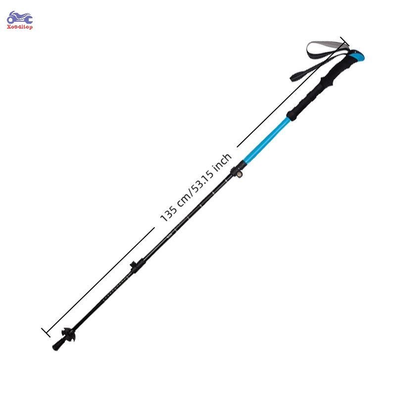 XOITOP Gậy Leo Núi Ngoài Trời Hợp Kim Nhôm Alpenstock, Phù Hợp Cho Mọi Độ Tuổi