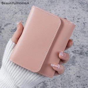 BeautifulHomeA Ba Gấp Kẹp Ngắn Ví Nữ Ví Ngắn Nhiều Thẻ Túi Túi Thời Trang Nữ Ví Thẻ Tín Dụng Nữ Ví Đựng Tiền Xu VN