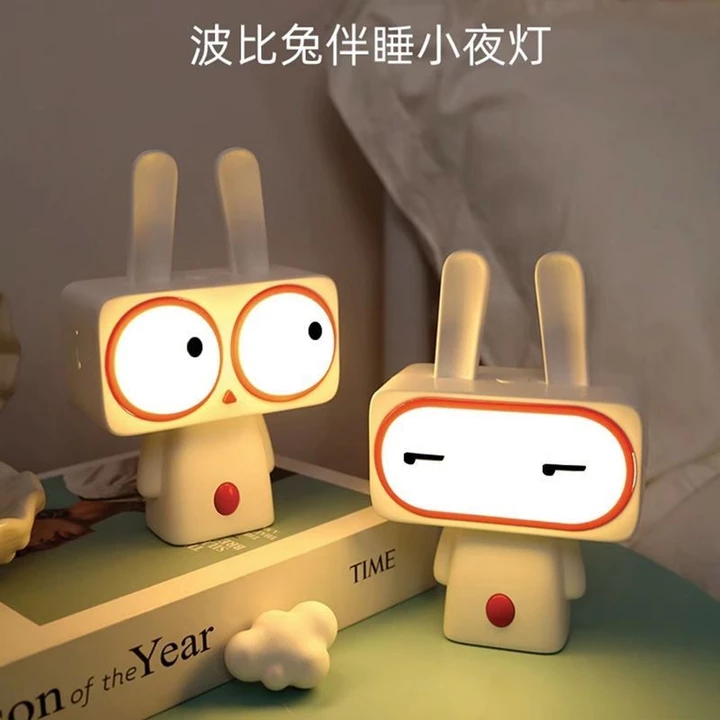 Đèn Ngủ Thỏ Bất Ngờ Đèn Ngủ Không Khí Sáng Tạo Dễ Thương Đèn Ngủ Phòng Ngủ Ánh Sáng Dịu Ngủ Đèn Ngủ