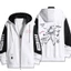 SY3 Hazbin Khách sạn Alastor Radio Demon anime dây kéo Áo khoác Áo khoác Unisex Top YS3