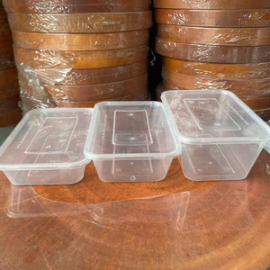 50/100 Hộp Chữ Nhật 500ml,600ml,750ml,1000ml Hân Thịnh Đựng Chân Gà, Rau Câu, Dùng 1 lần - Phương Trang
