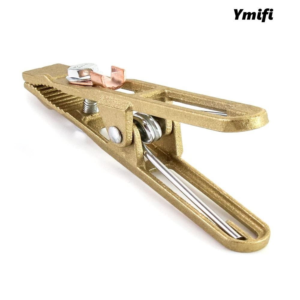Kẹp hàn mặt đất YMIFI, Kẹp đất máy hàn 260A màu vàng, Máy hàn kẹp đồng bền