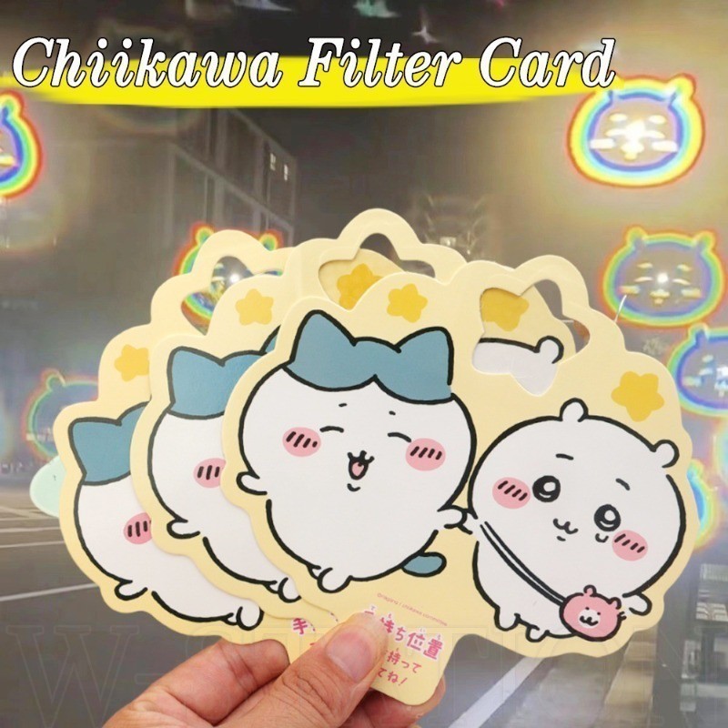 Thẻ lọc ánh sáng hiệu ứng đặc biệt - Gậy pháo hoa Anime Chiikawa Kawaii - Dễ thương, Họa tiết hoạt hình - Dành cho các bữa tiệc, Trang trí nội thất - Thẻ khuếch tán bộ lọc cầm tay - Đạo cụ chụp ảnh
