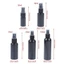 EBINLANDS 1 Cái Bình Tưới Nước Nhỏ, 20 / 30 / 50 / 60 / 100ml Chai Xịt Rỗng Màu Đen, Nước Hoa Mỹ Phẩm Dưỡng Da Mặt Phụ Kiện Du Lịch Nhựa Di Động
