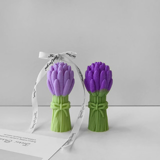 3d Hoa Tulip Bó Hoa Khuôn Silicon DIY Hoa Thơm Nến Thạch Cao Trang Trí Khuôn Handmade Quà Tặng Xà Phòng Thạch Cao Nến Làm Đồ Dùng