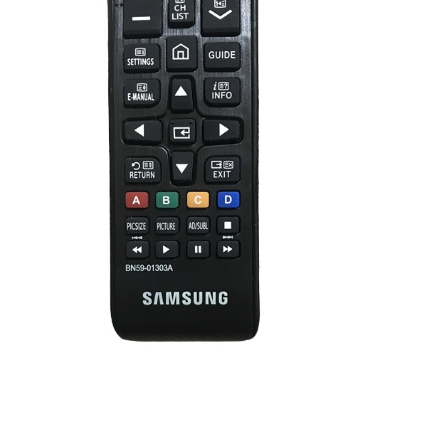 tay điều khiển remote từ xa tivi samsung ngắn tốt ( Hình ngôi nhà giữa)-kèm pin