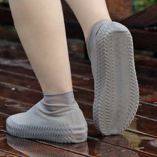 Có Thể Tái Sử Dụng Chống Thấm Nước Giày Đi Mưa Ngoài Trời Silicone Giày Đi Bộ Phụ Kiện Giày Có Thể Tái Sử Dụng Bao Giày 1 Cặp