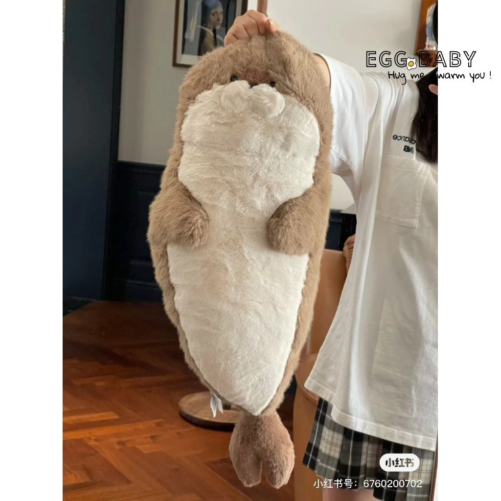 Lớn Lười Otter Sang Trọng Búp Bê Mềm Cói Gấu Bông Sang Trọng Đồ Chơi Nhồi Bông Biển Sư Tử Động Vật Ngủ Ôm Gối Trẻ Em Bé Trai Bé Gái Quà Tặng Sinh Nhật