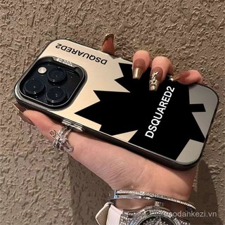Imd Maple Leaf thương hiệu cho iPhone 15 14 13 12 11 pro Max XR x xs 7 8 plus se 2020 Dsquared2 vỏ cứng kim loại cá voi sang trọng Vỏ chống sốc SXNG
