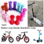 TOPTOOLCX 1 Cặp Tay Cầm Cao Su, Phụ Kiện Tay Lái Xe Đạp Nhiều Màu Xanh Đỏ Tay Cầm Tay Cầm Tay Cầm, Tay Cầm Chống Trượt 7 Màu Trẻ Em Trẻ Em Trẻ Em Trẻ Em